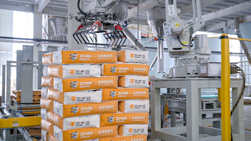 Zovae-Gypsum-Retarder-on-pallet