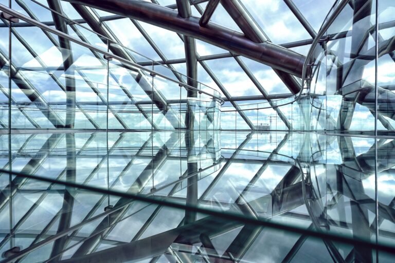 modern architecture and glass